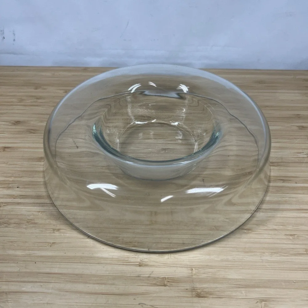 Vintage PYREX 229 France Clear Glass Deep Dish Pie Plate Baking Pan